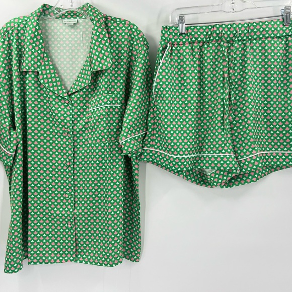 Ivy storehouse pajama set with satin hat size medium new with packaging - Picture 3 of 16